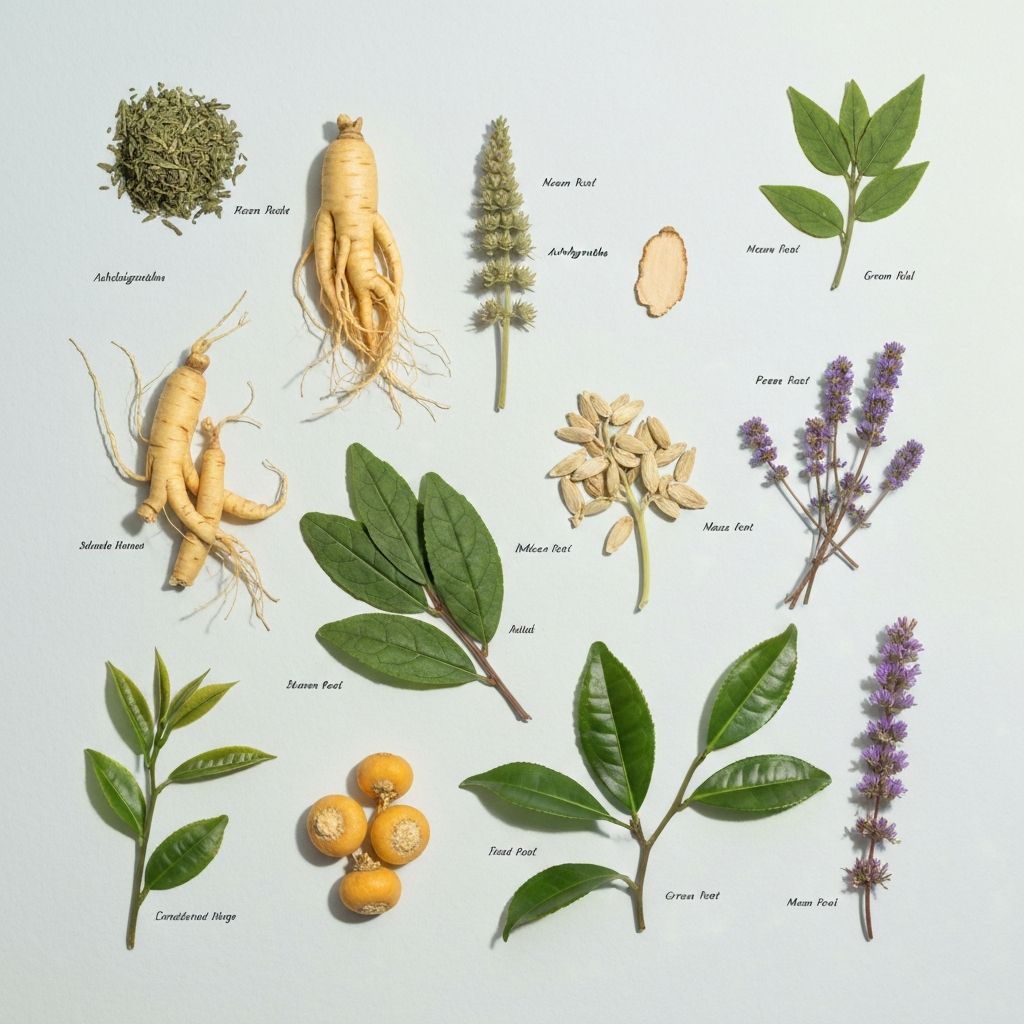 Various plant-based ingredients